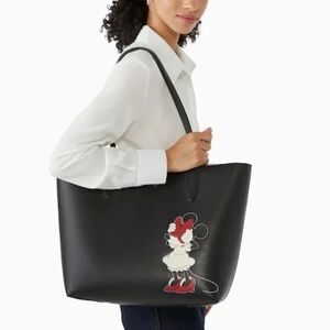NWT Kate Spade | Disney x Kate Spade Minnie Mouse Reversible Tote with Pouch